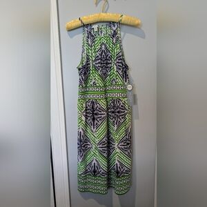Multi-Patterned Halter Dress, NWT